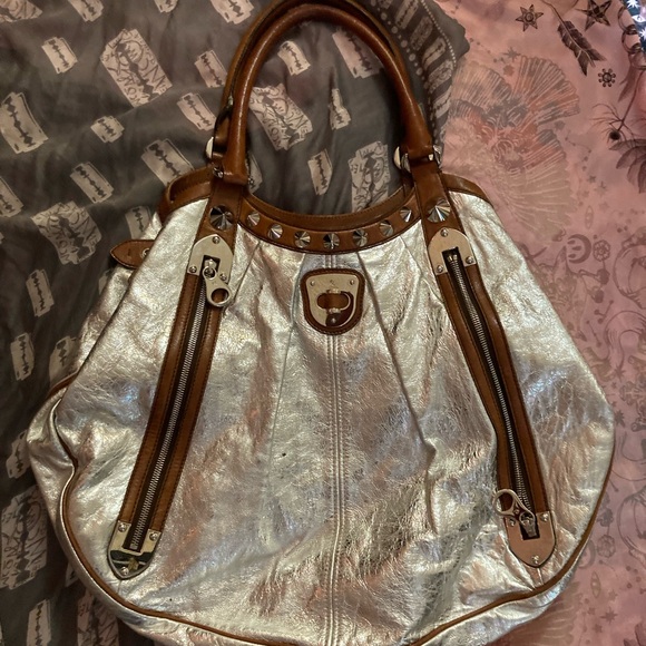 Alexander McQueen Handbags - Rare Large Vintage Alexander McQueen bag.